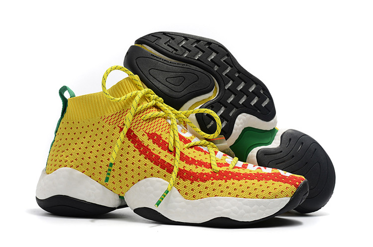 red green yellow shoes