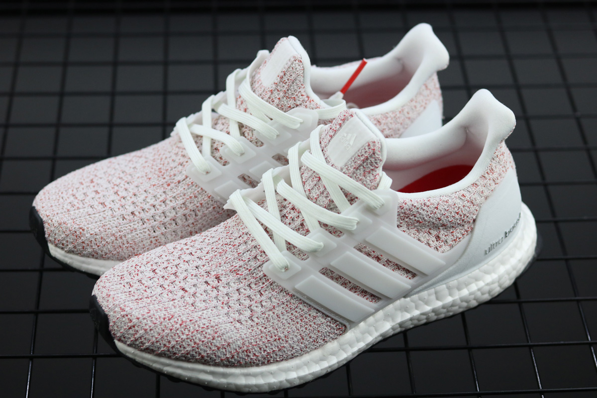 adidas ultra boost white scarlet
