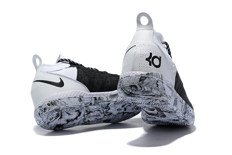black and white kd shoes