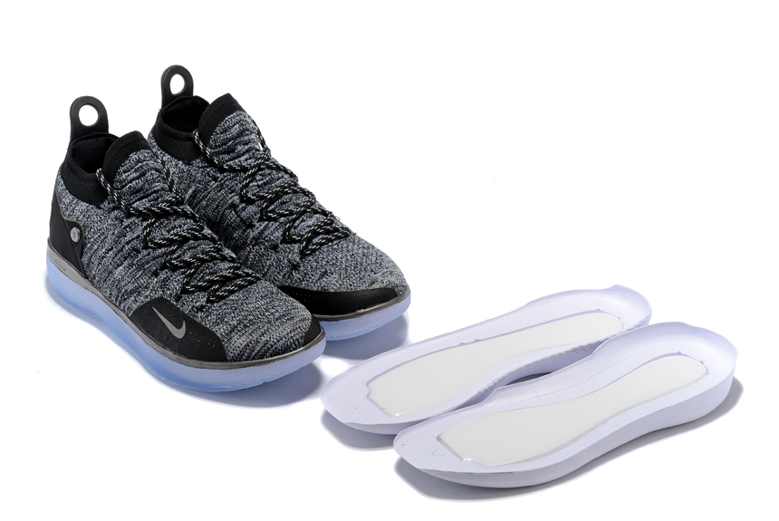 Nike KD 11 'Oreo' Black Grey For Sale 