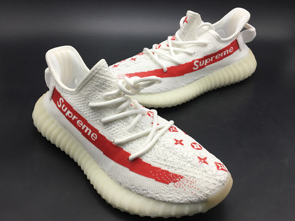 yeezy boost supreme white, Off 65%