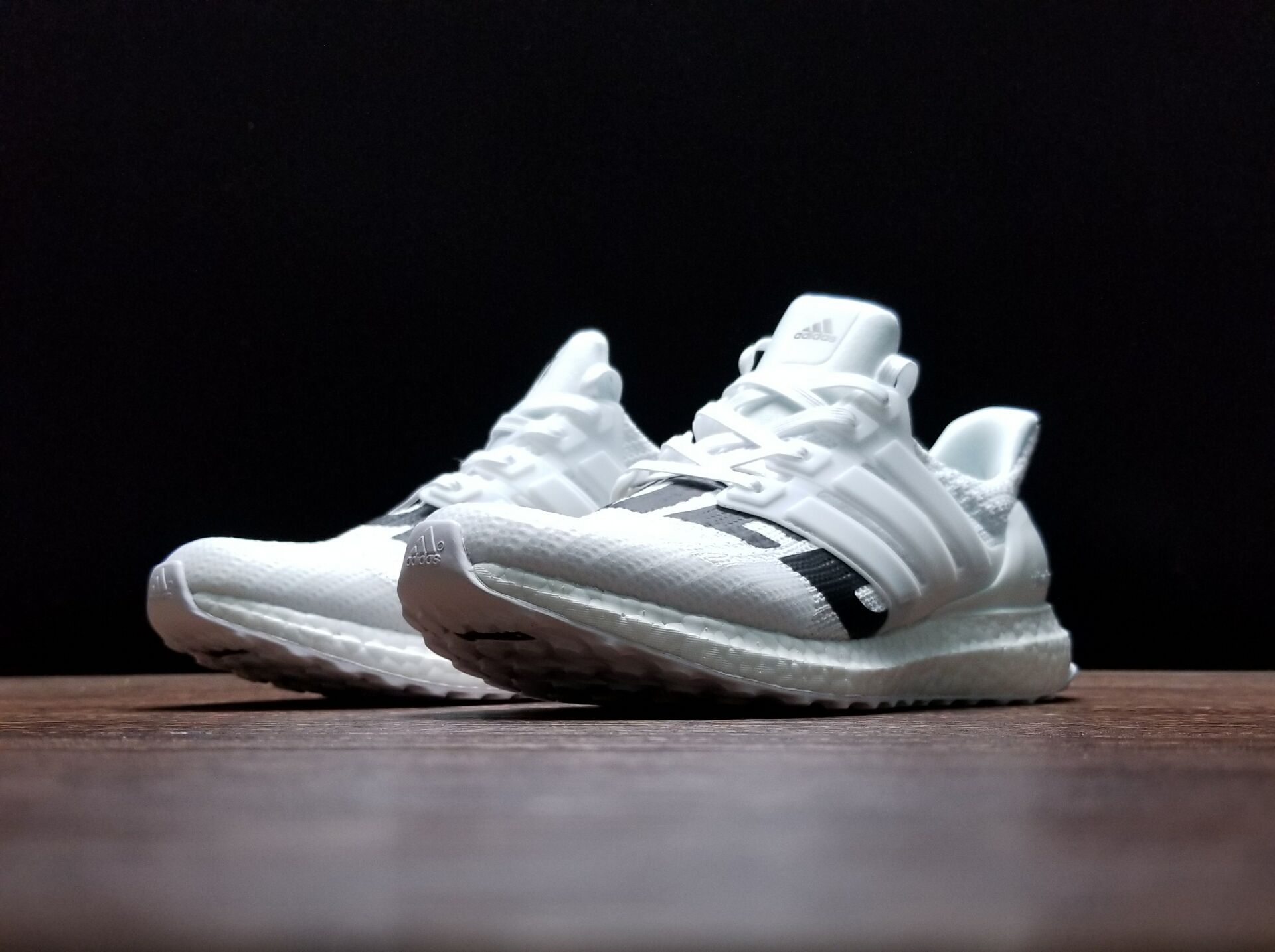 white undefeated ultra boost