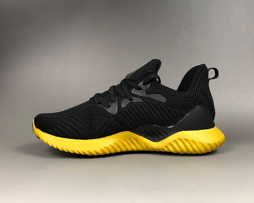 adidas alphabounce black yellow