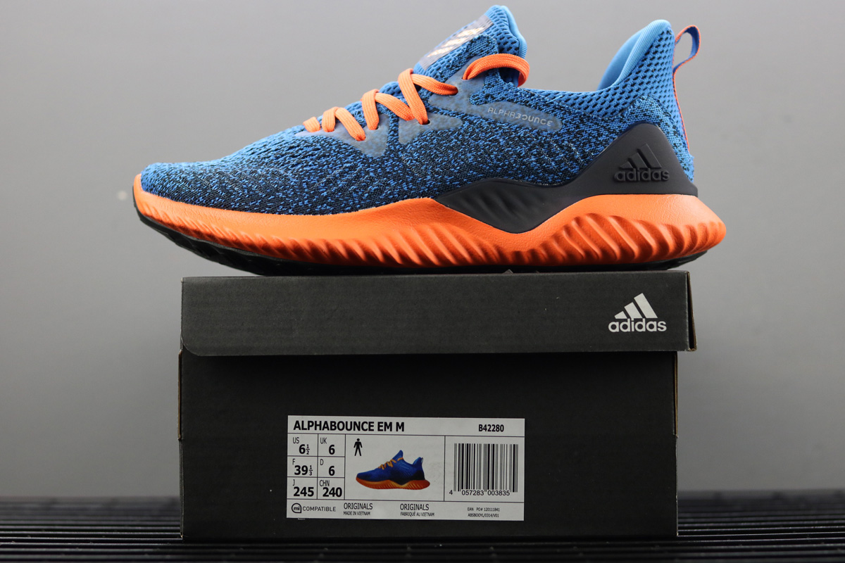 adidas alphabounce beyond blue orange