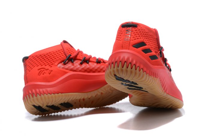 adidas dame 4 scarlet