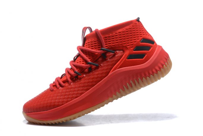 adidas dame 4 scarlet
