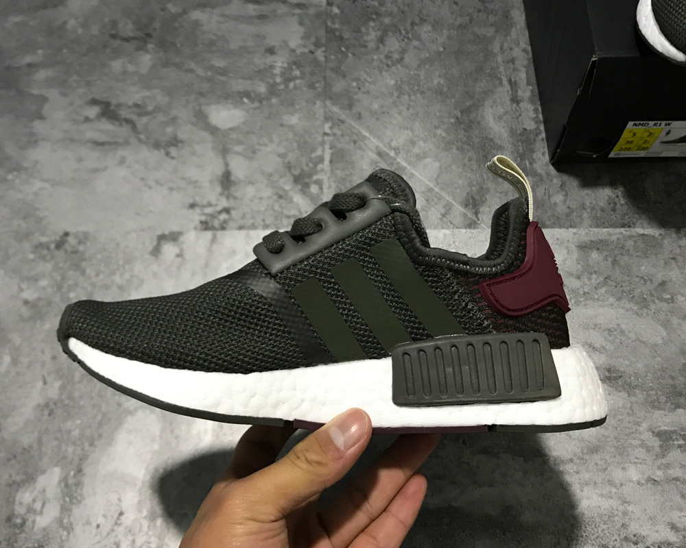 adidas NMD R1 'Olive Maroon' For Sale 