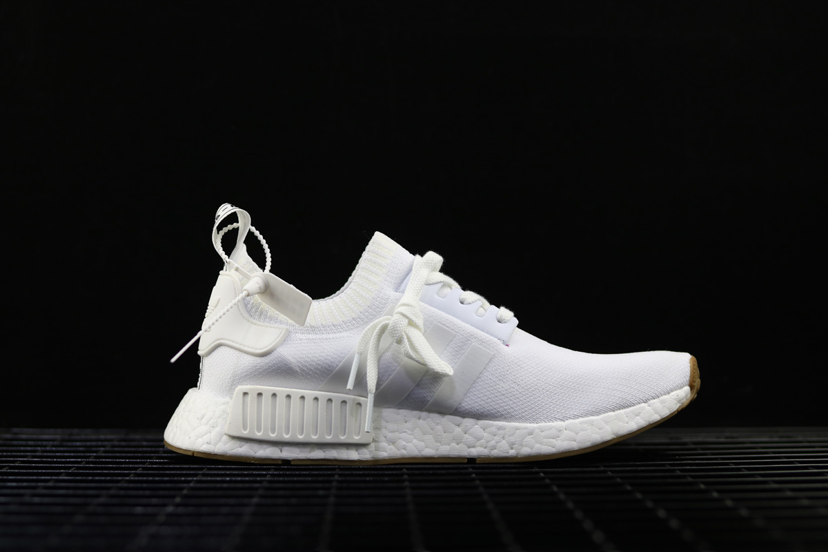 adidas NMD R1 Primeknit “Gum Pack” White Gum For Sale – The Sole Line