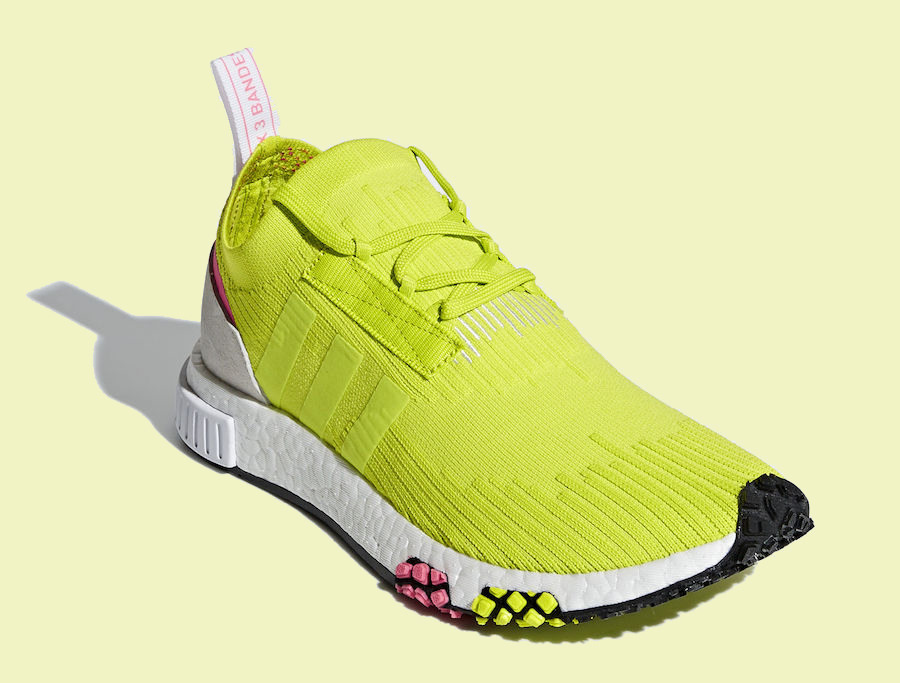 adidas nmd racer primeknit solar yellow