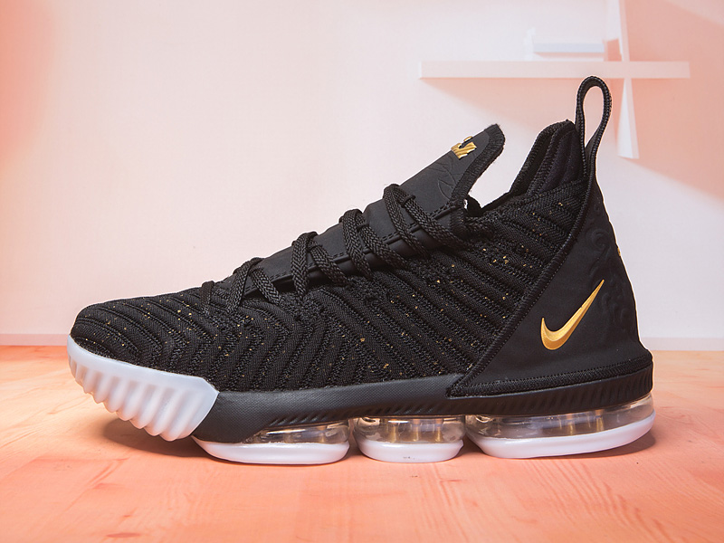 gold and black lebron 16
