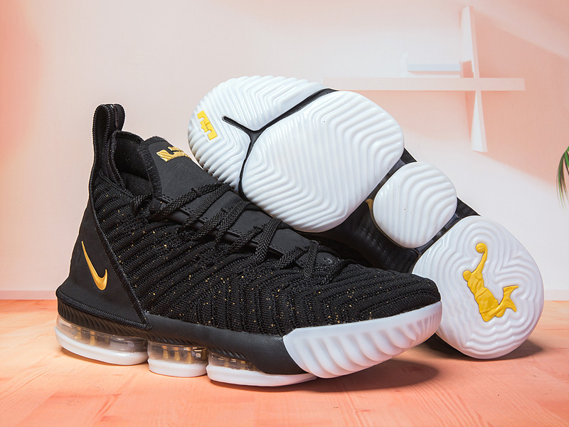lebron 16 black and gold price