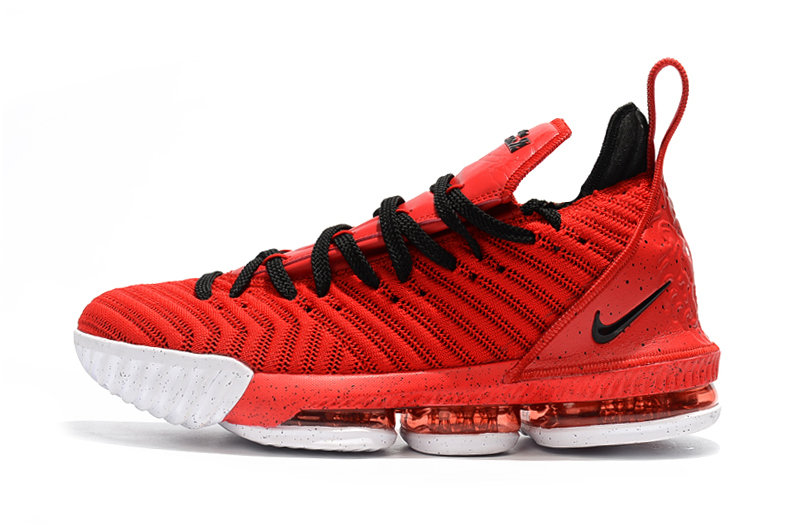 Nike LeBron 16 Red/White-Black For Sale – The Sole Line