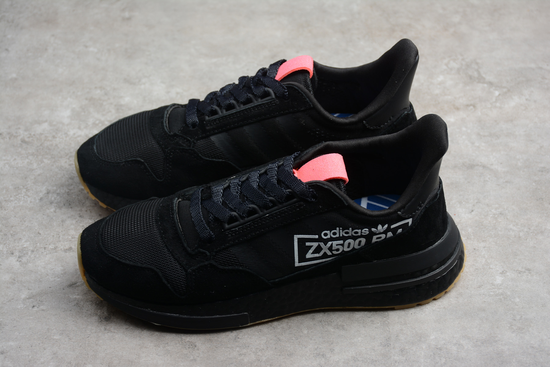 adidas zx 500 rm black pink