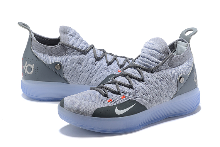 Nike KD 11 Cool Grey/Wolf Grey-Pure 