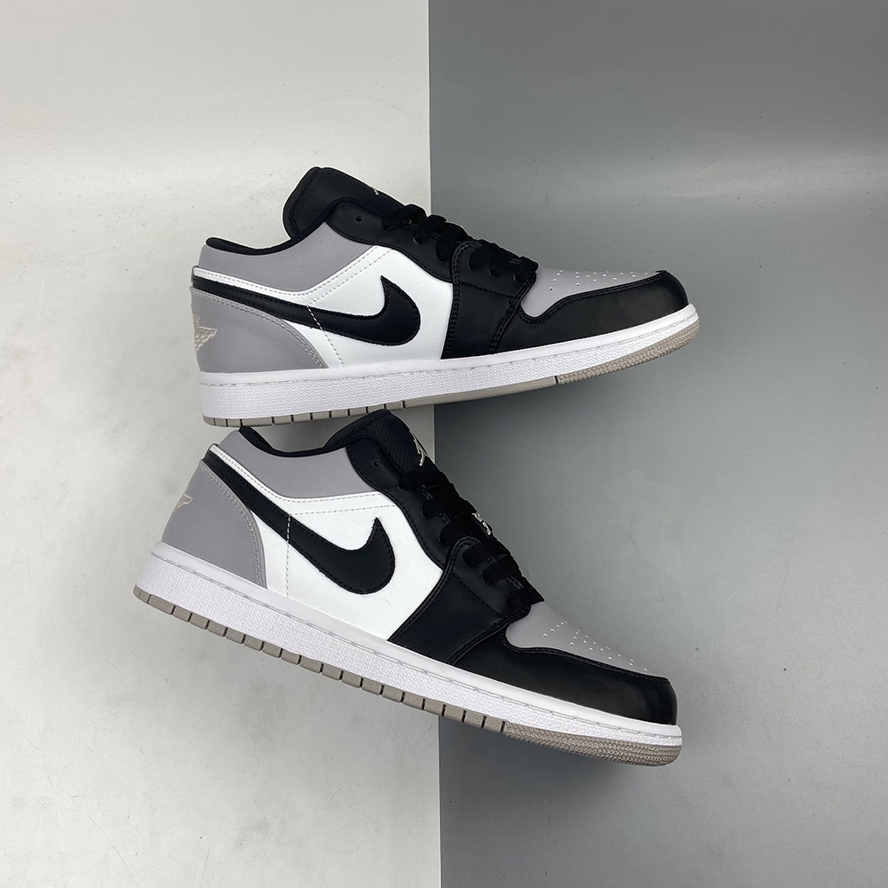 Air Jordan 1 Low White/Atmosphere GreyBlack For Sale The Sole Line