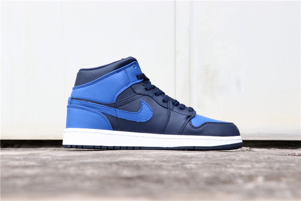 Air Jordan 1 Mid Obsidian/White-Game Royal 554724-412 For Sale – The ...