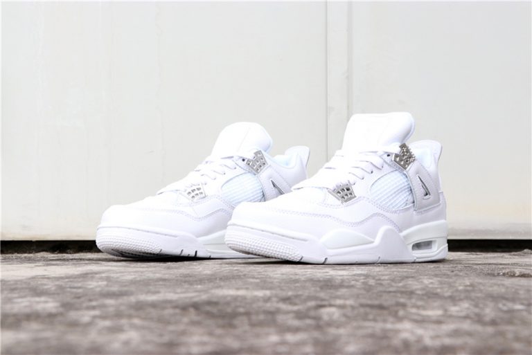 all white jordans pure money