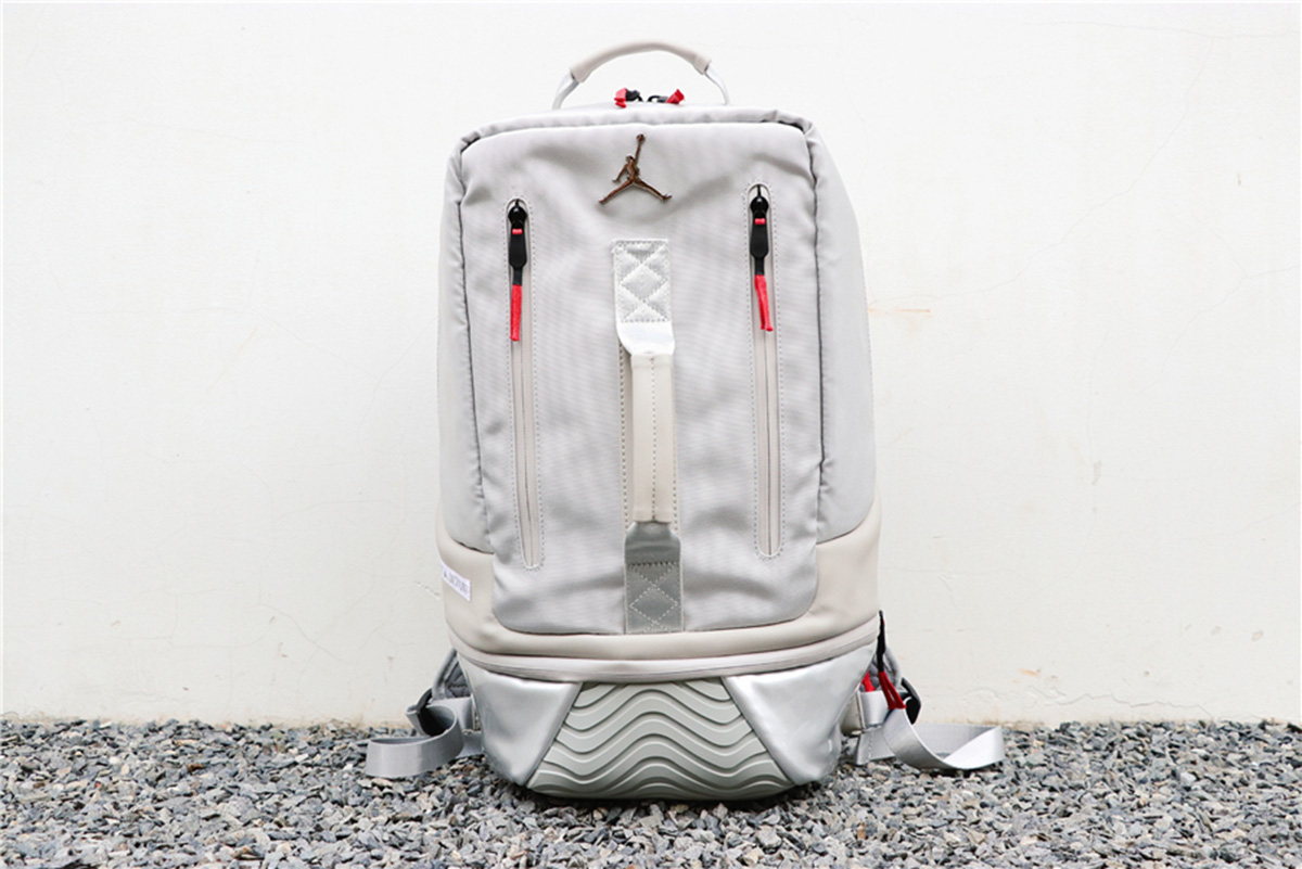 gray jordan backpack