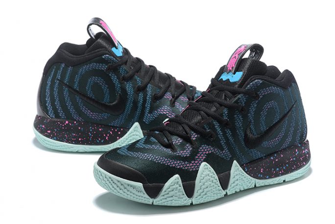 Nike Kyrie 4 ’80s’ Black/Laser Fuchsia 943807-007 For Sale – The Sole Line