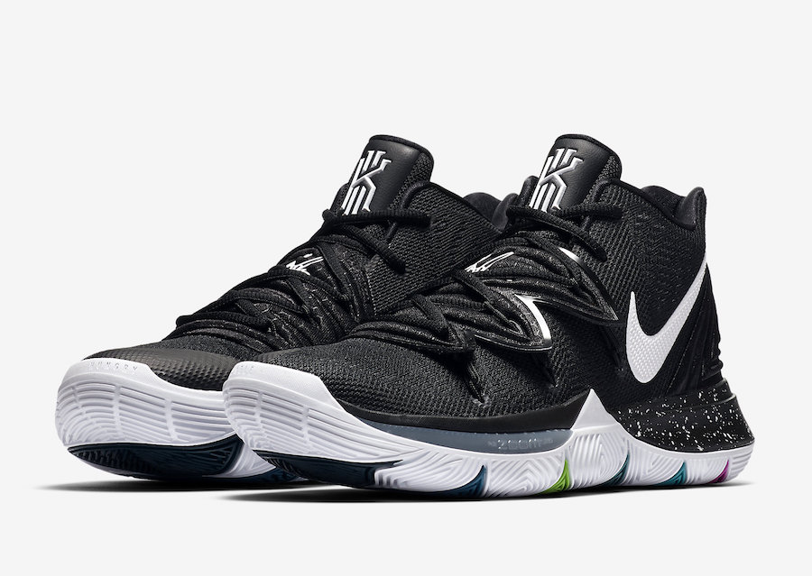 kyrie irving 5 black and white