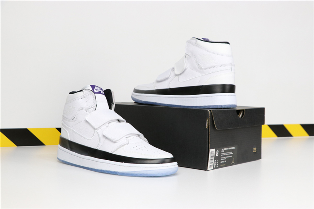 Air Jordan 1 Double Strap White/Black 