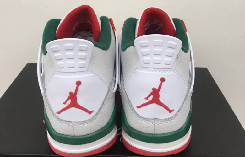 green and red jordans