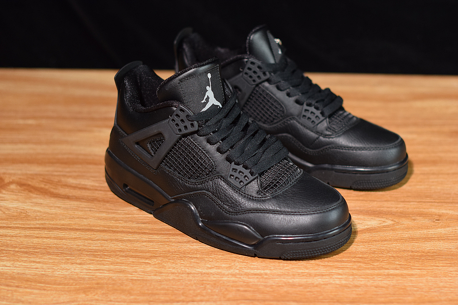 Air Jordan 4 Triple Black For Sale 
