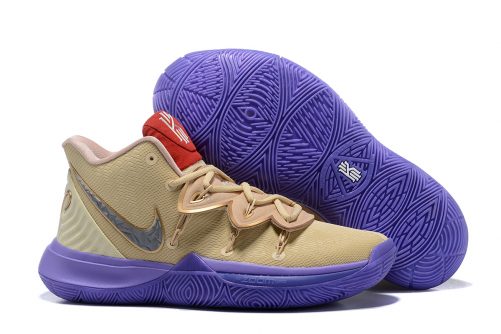 kyrie 5 purple and gold