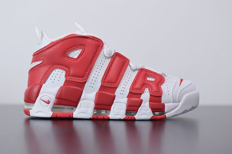 Nike Air More Uptempo White/Gym Red For Sale – The Sole Line