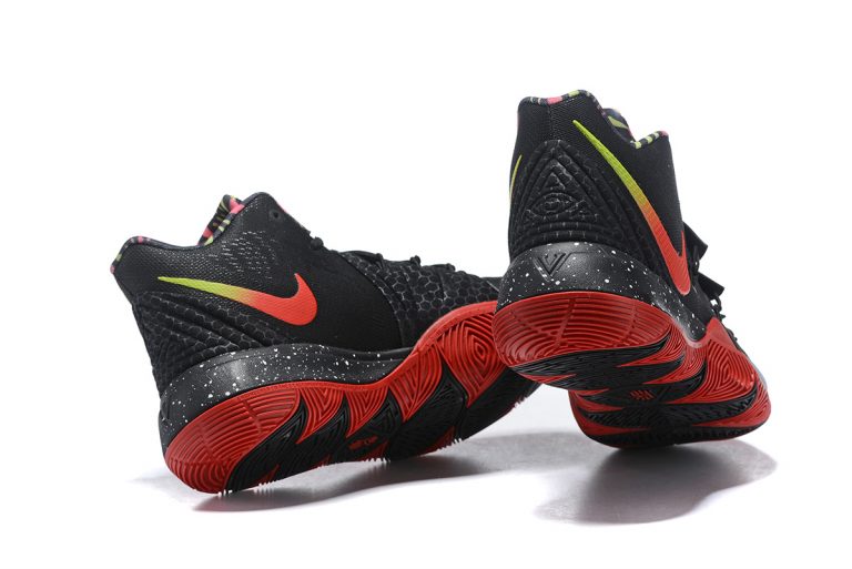 kyrie 5 black red