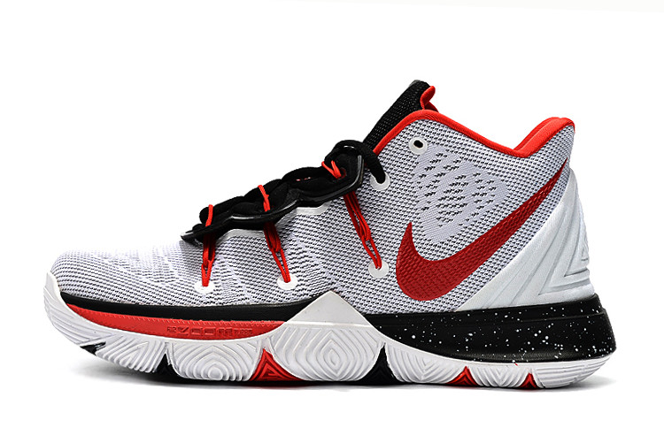 kyrie white and red