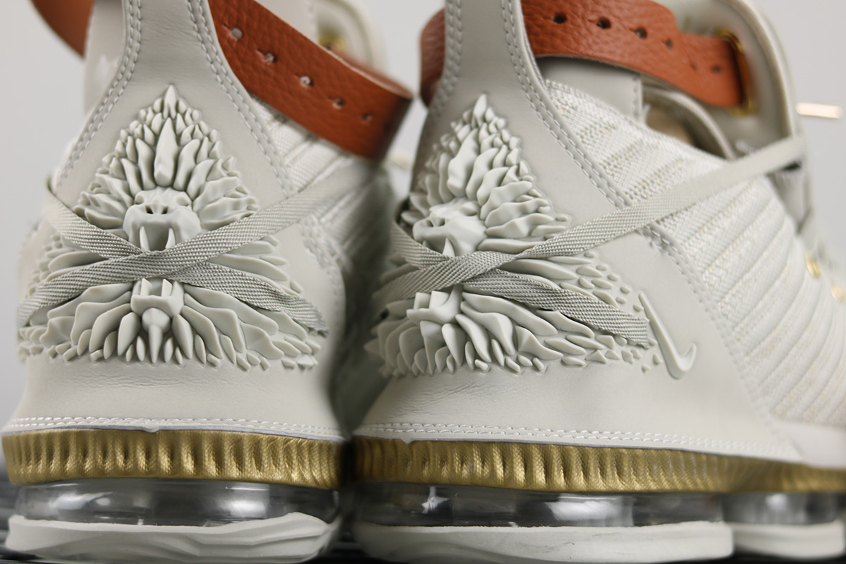lebron shoes with lion on back