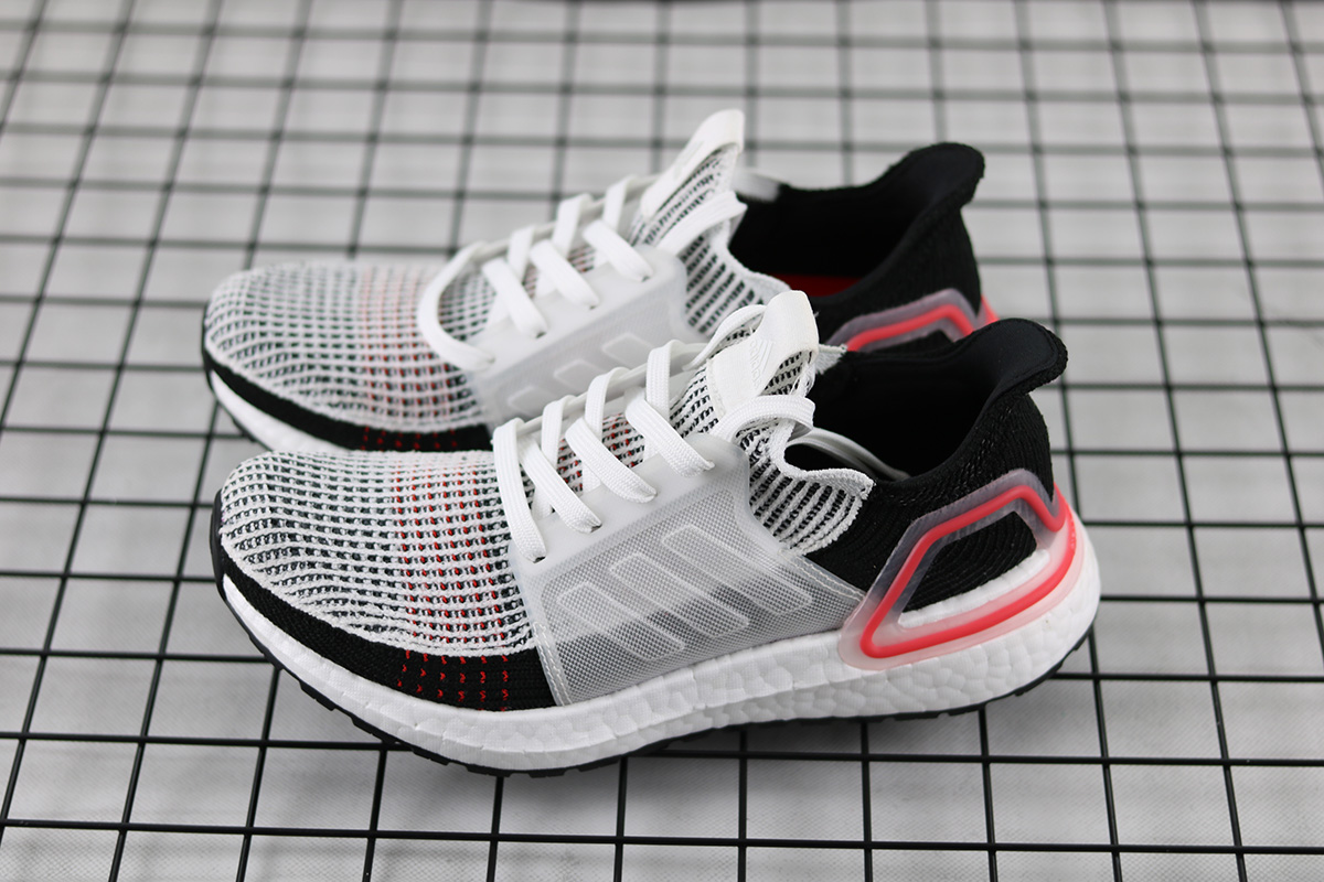 ultra boost 19 cloud white active red