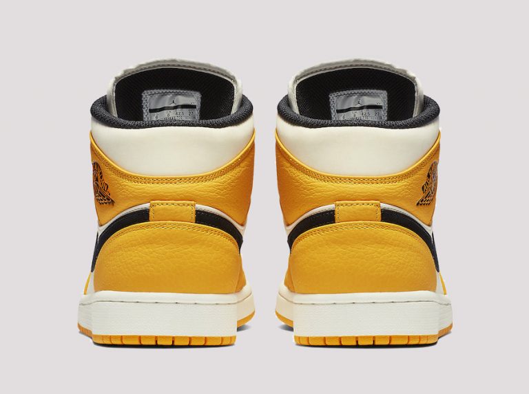 Air Jordan 1 Mid “Lakers” Sail/Yellow-Black-Purple For Sale – The Sole Line