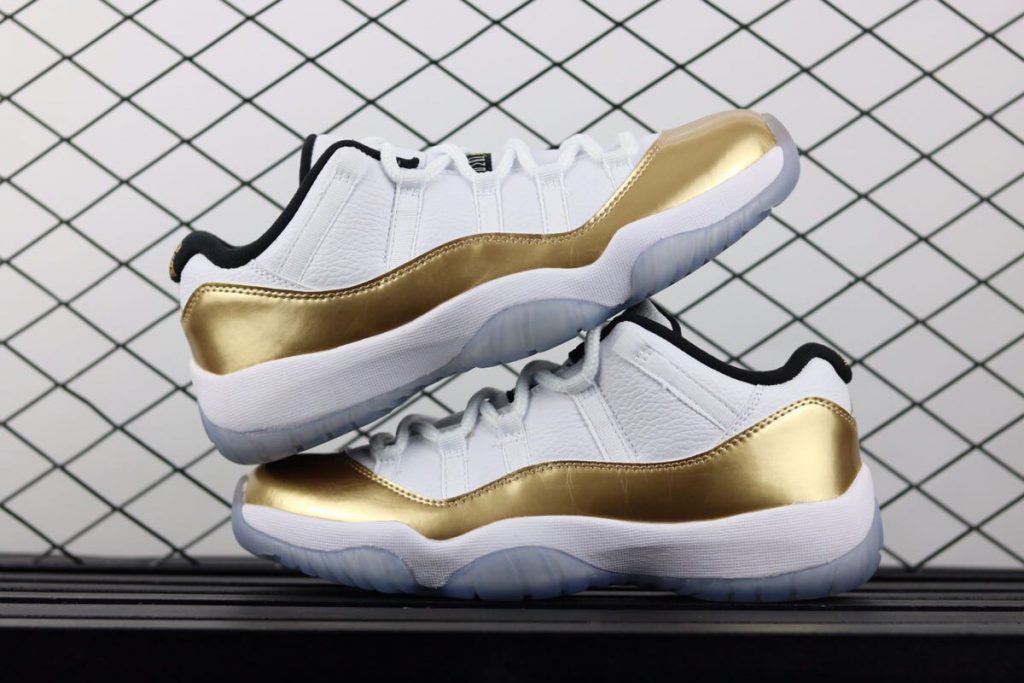 Air Jordan 11 Retro Low ‘Closing Ceremony’ White/Metallic Gold For Sale ...