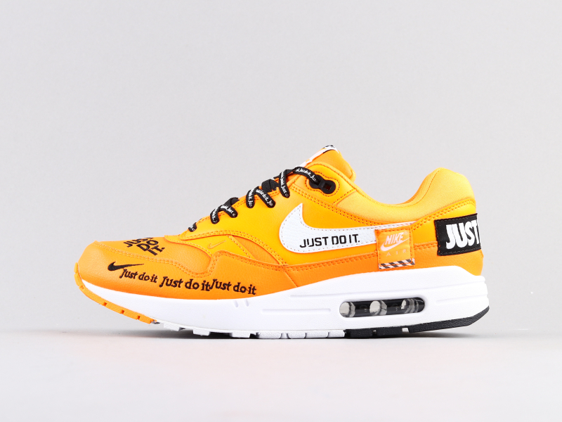 Nike Air Max 1 Lux “Just Do It” Total Orange/White-Black – The Sole Line