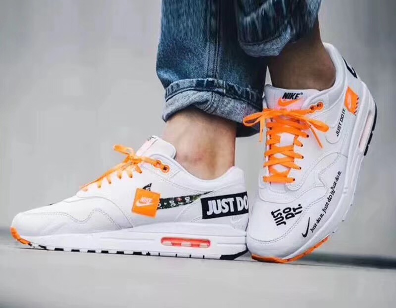 Nike Air Max 1 Lux “Just Do It” White/Black-Total Orange For Sale – The  Sole Line
