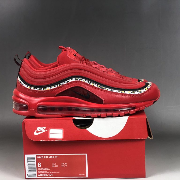 nike air max 97 red cheetah