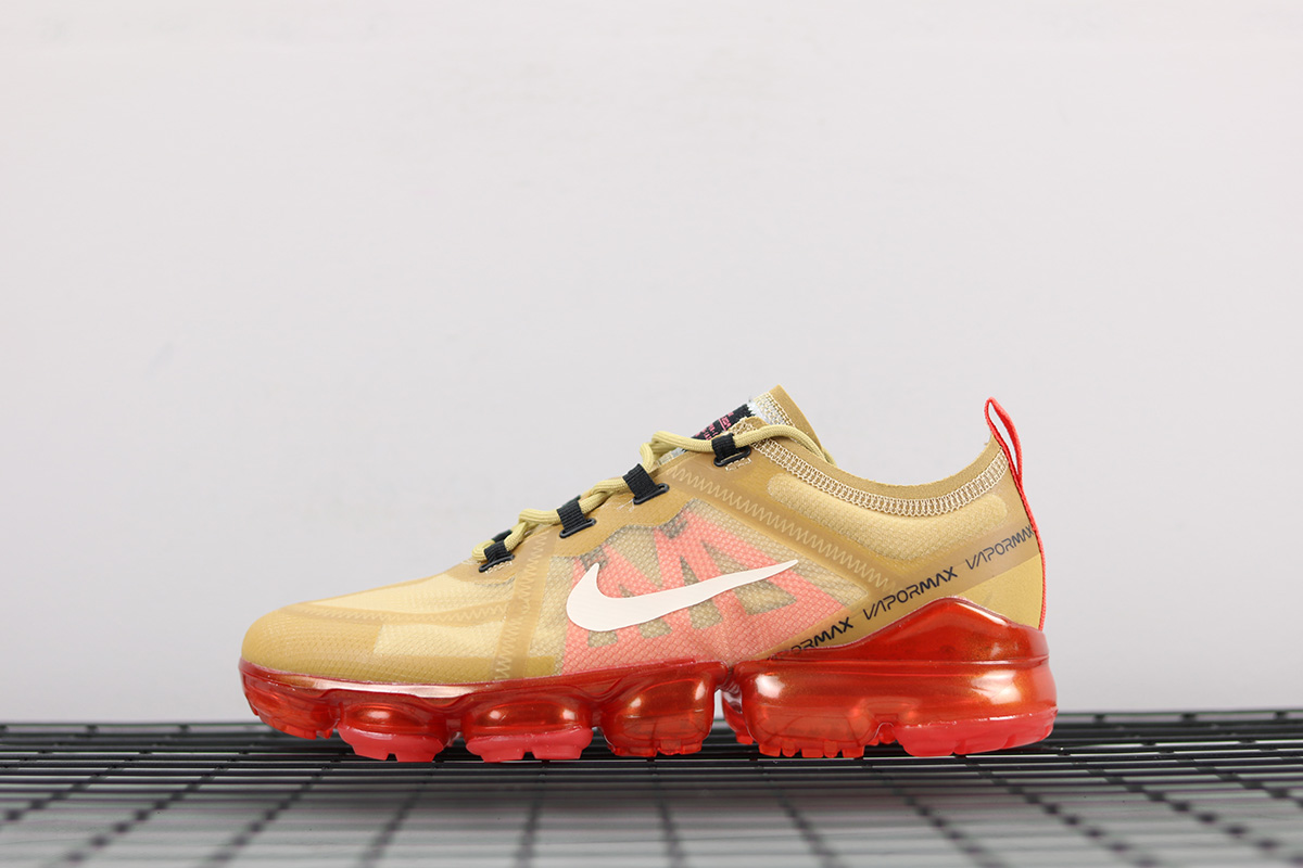 nike vapormax red and gold