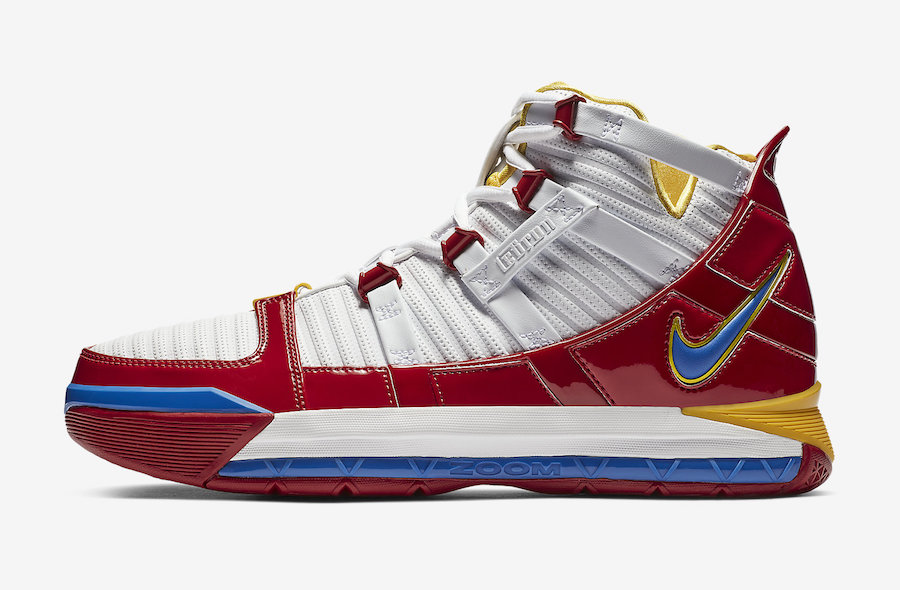 red white blue lebrons