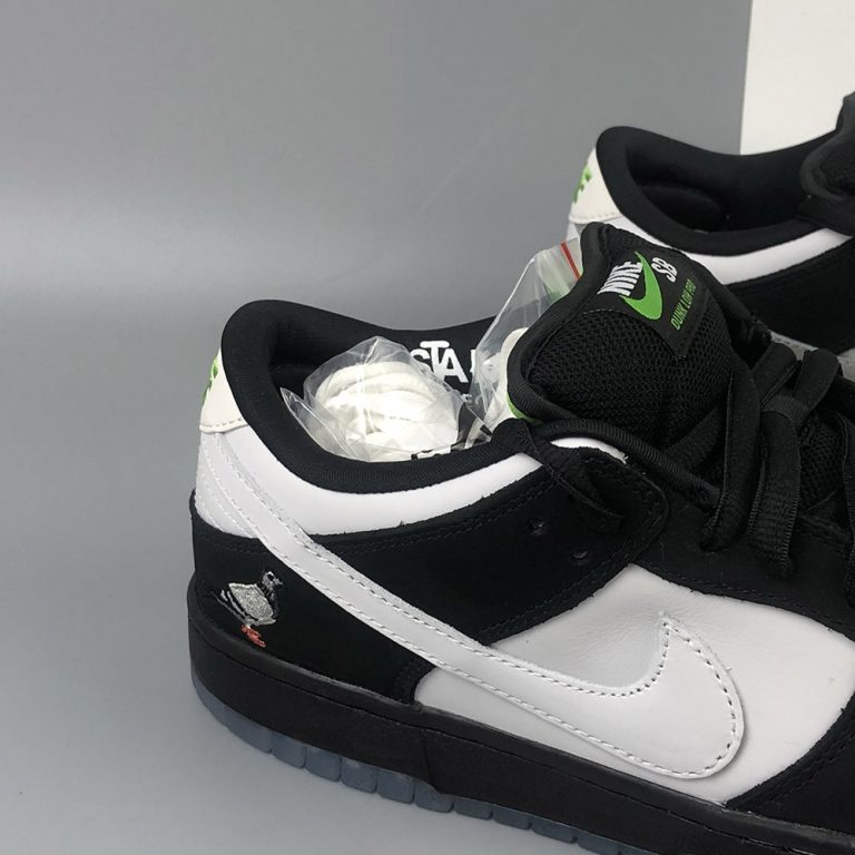 Nike SB Dunk Low “Panda Pigeon” Black/Green Gusto-White For Sale – The ...