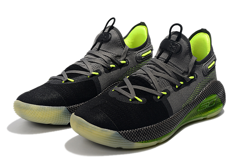 curry 6 black green