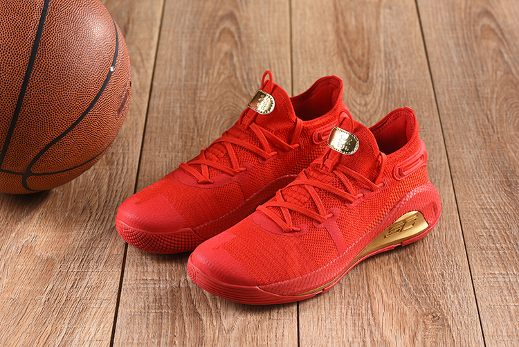 steph curry 6 shoes red