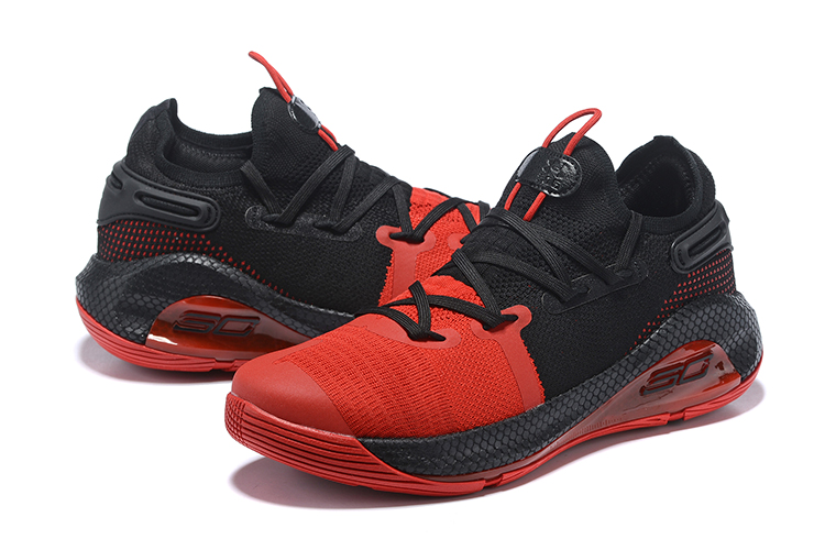 curry 6 black white red