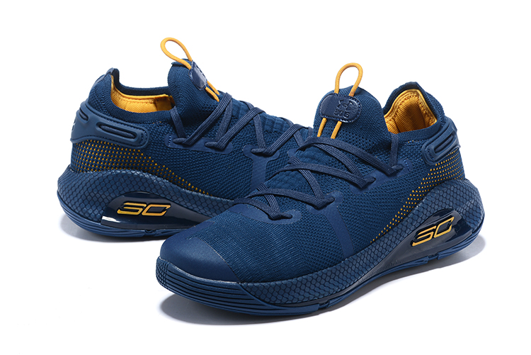steph curry blue and gold shoes