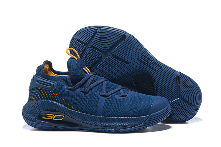 UA Curry 6 Royal Blue/Gold For Sale 