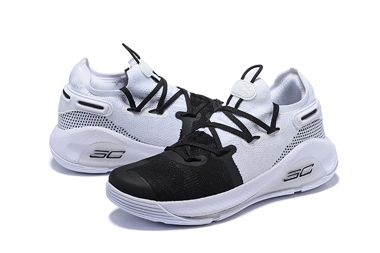 curry 6 shoes black and white