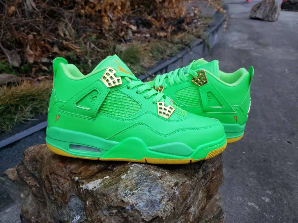 red and green jordan 4