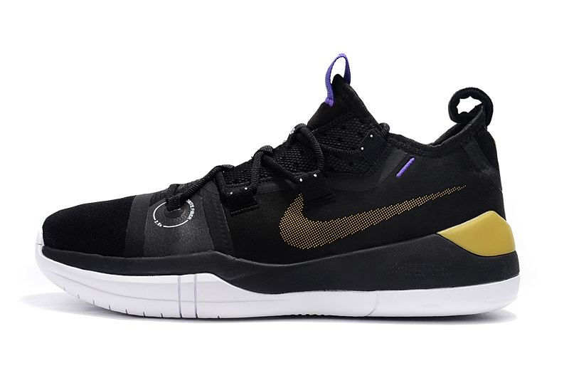 Nike Kobe AD Black/Metallic Gold-Purple 