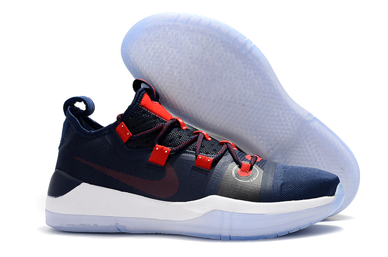 Nike Kobe AD Navy Blue/Red-White On 